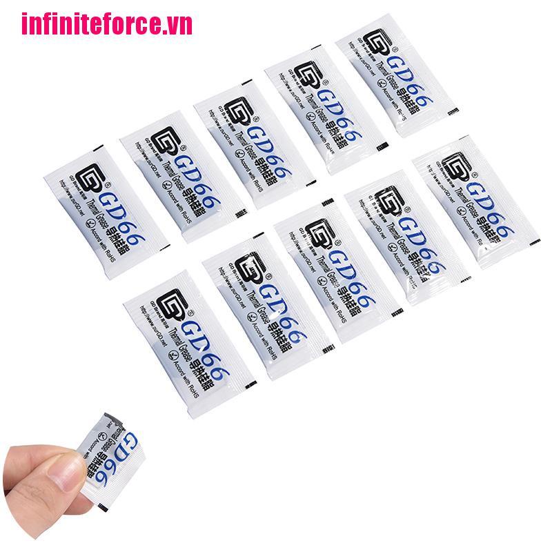 Bộ 10 Linh Kiện Dẫn Nhiệt Gd66 Gd66 Bằng Silicone Cho Đèn Led