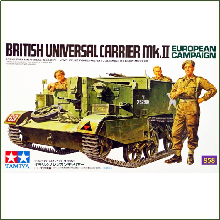 Bộ Lắp Ráp Mô Hình Xe Hơi Tamiya 35175 1 / 35 British Mk.II Eurppean Campaign DIY