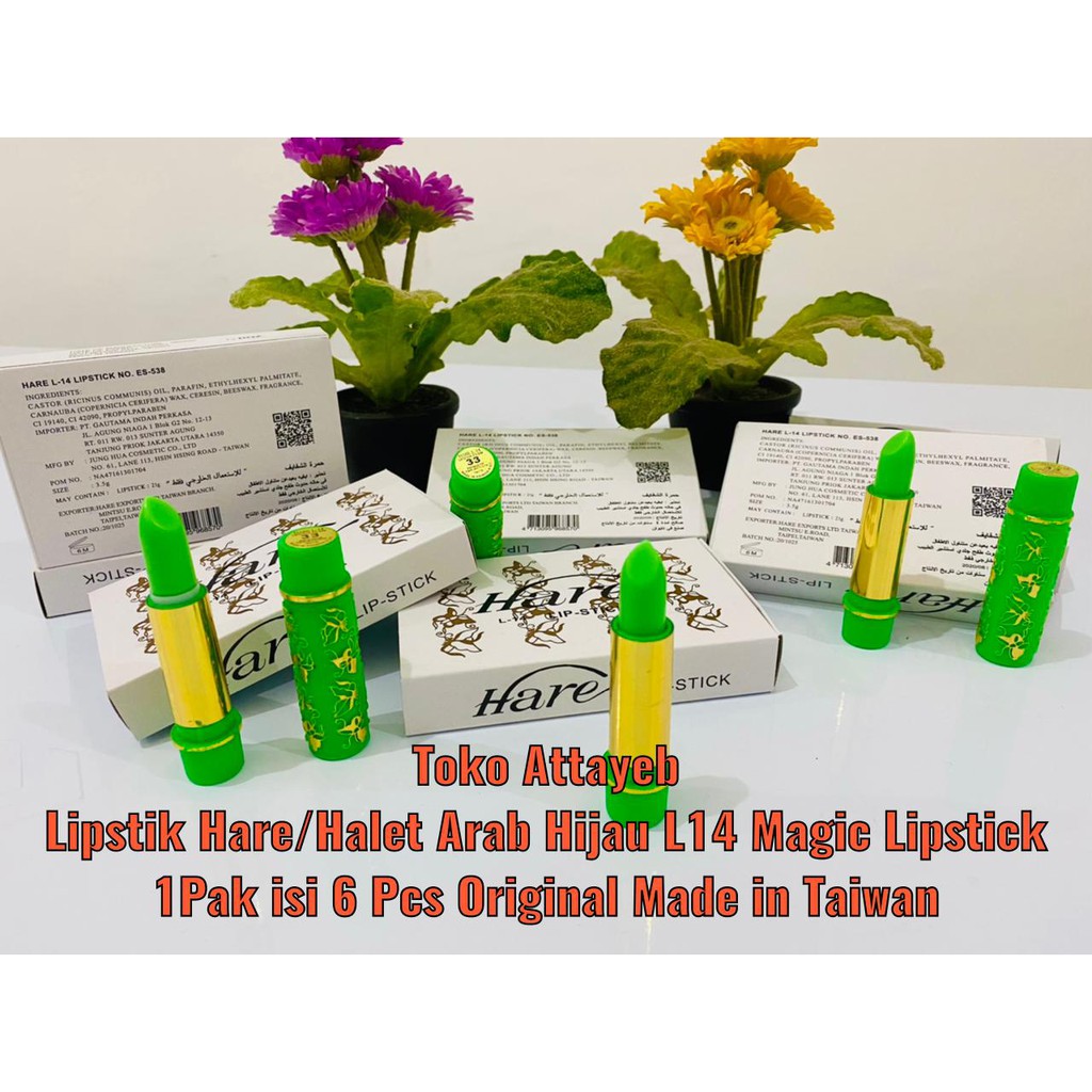 (hàng Mới Về) 1 Gói 6 Son Môi Arabic Halet L14 33 Made In Taiwan | BigBuy360 - bigbuy360.vn