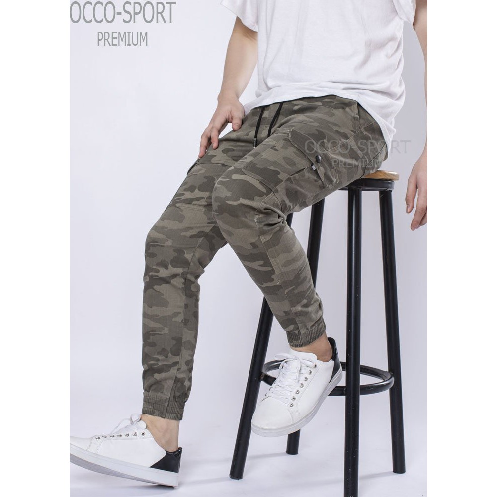 Quần thể thao nam joger kaki túi hộp cao cấp QN55 _HÀNG CHUẨN SHOP
