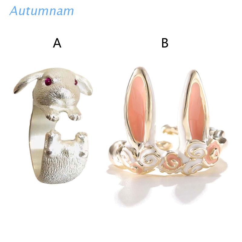 Nhẫn Hở Hình Tai Thỏ Dễ Thương Cho Bé Gái