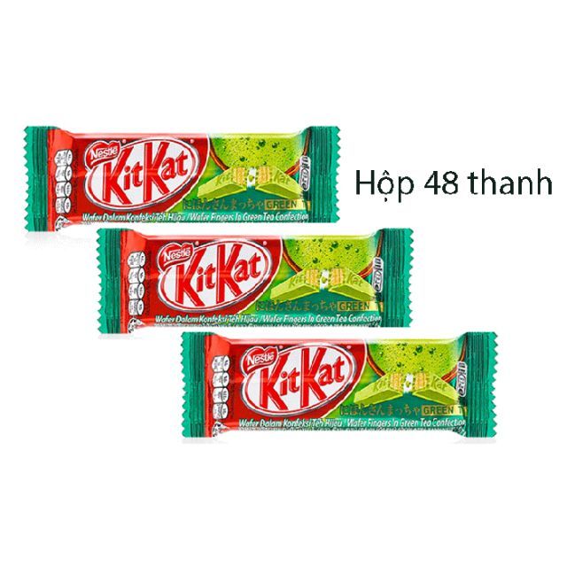 Hộp kitkat matcha 2 Finger packs 17gr x 48 thanh