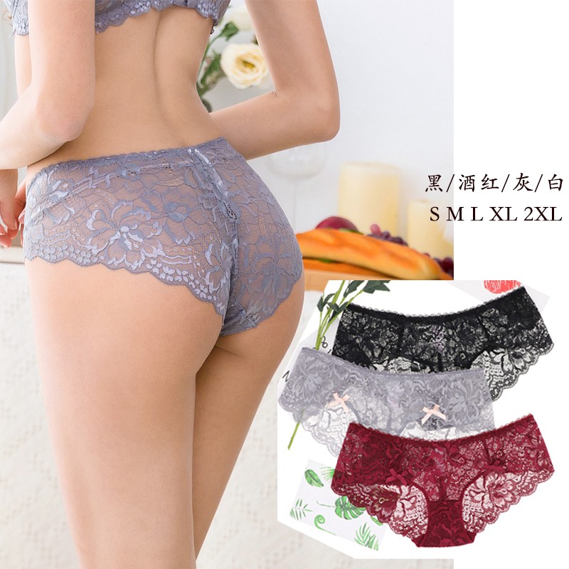 Quần lót VARSBABY N044 ren hoa lưng thấp gợi cảm thời trang đẹp mắt cho nữ