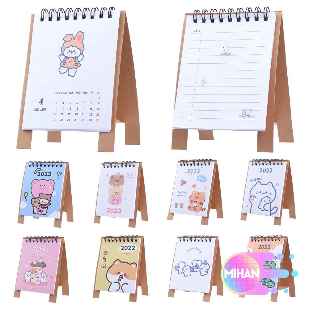 Lịch để bàn mini họa tiết xinh xắn