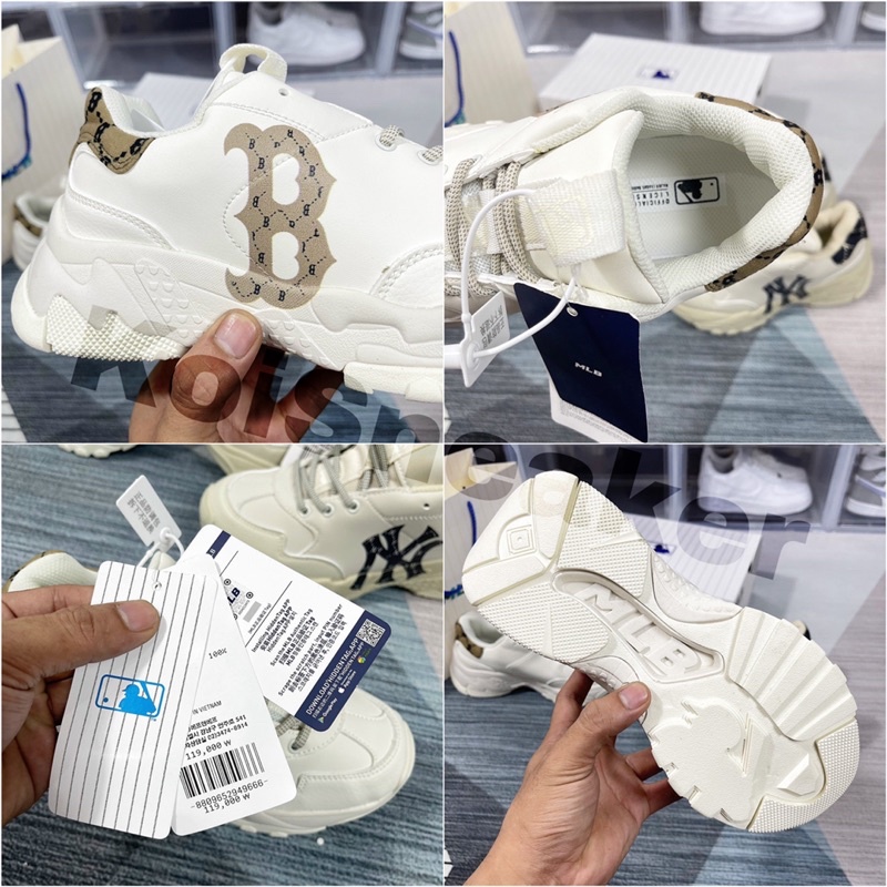 Giày sneaker Mờ Lờ Bê Mono độn đế tăng chiều cao 5-6cm bản loại đẹp || Full box, túi giấy
