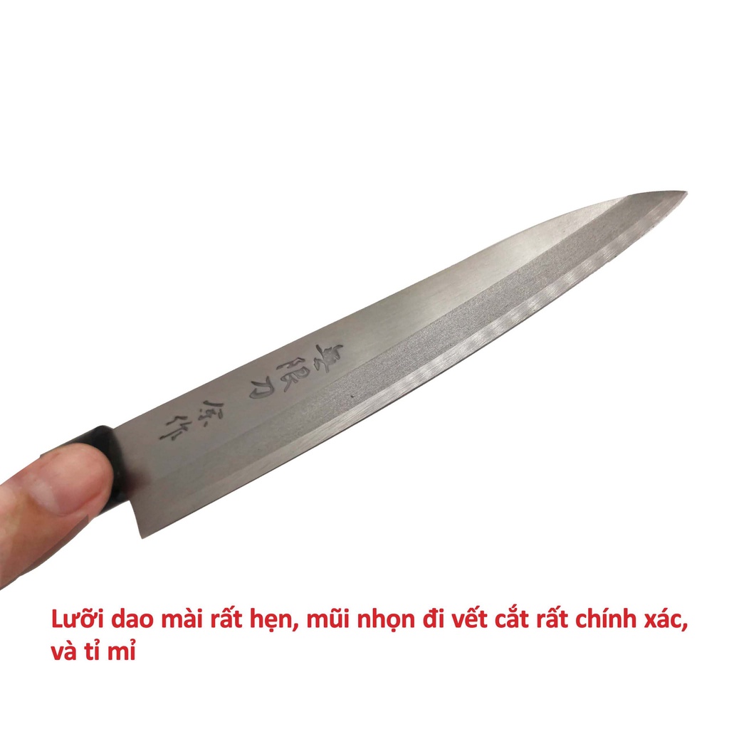 Bộ 3 Dao Bếp Nhật Bản  nhập nguyên chiếc cao cấp cán gỗ, thép không gỉ