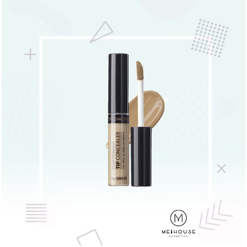 Kem Che Khuyết Điểm The Saem Cover Perfection Tip Concealer