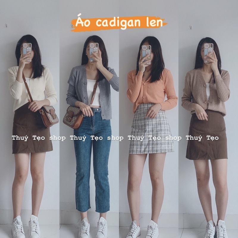 [Video/Hàng sẵn ] Áo cadigan len dày dặn dáng vừa - Áo len cadigan nữ quảng Châu | BigBuy360 - bigbuy360.vn
