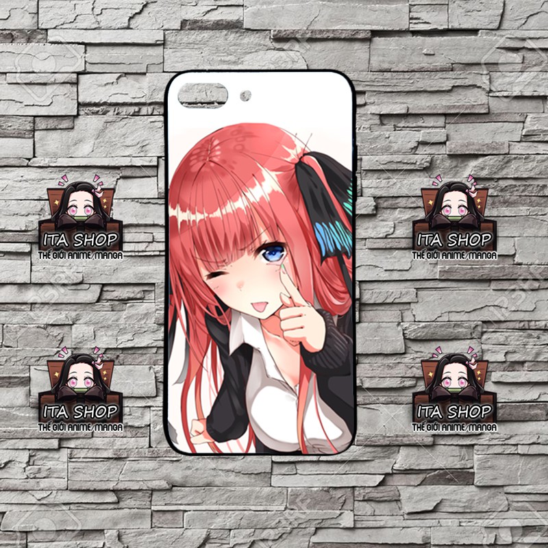 Ốp lưng Nakano Nino - Ốp Lưng điện thoại Anime 5toubun cho I.phone, Oppo, samsung, xiaomi, realme, Reno, vivo,…,
