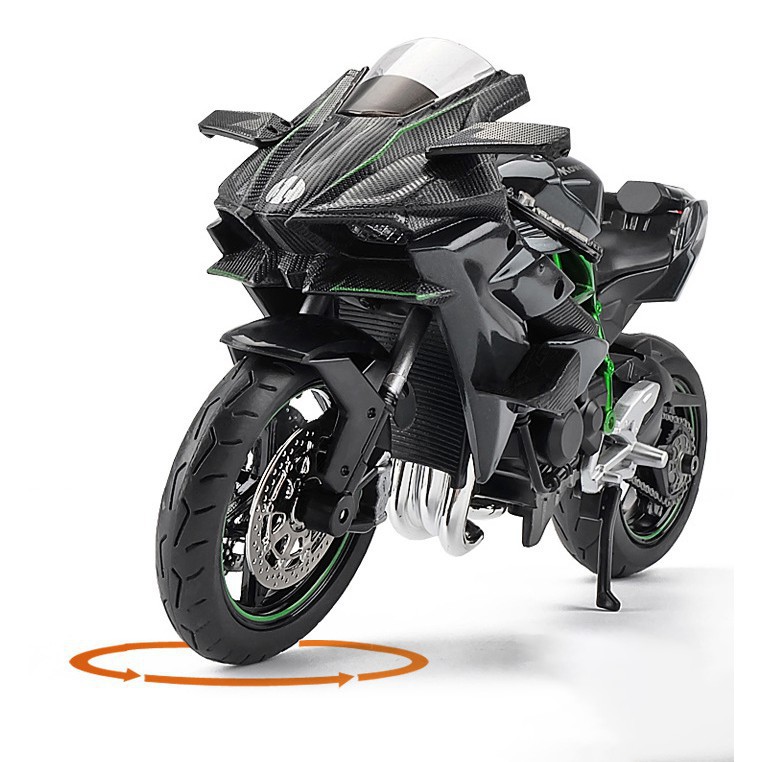 Mô hình xe Moto Kawasaki Ninja H2R tỉ lệ 1:12