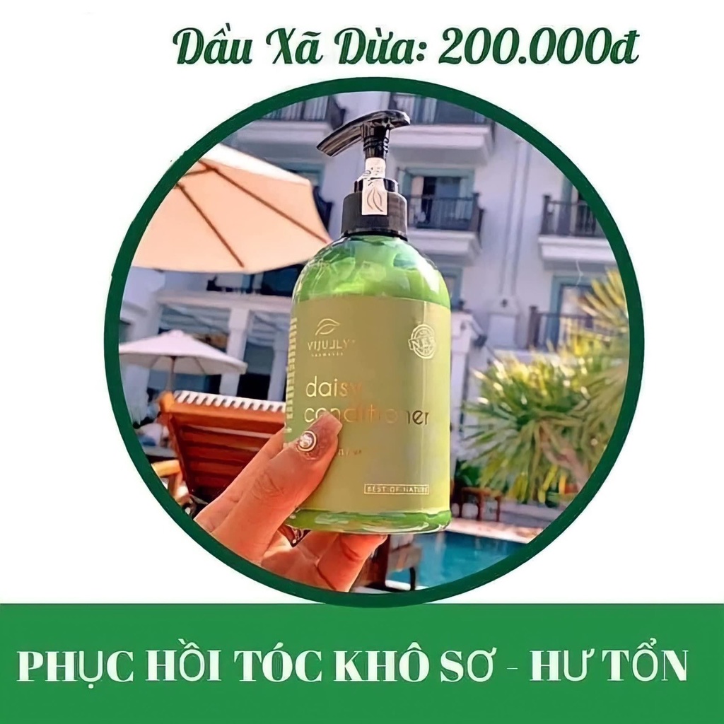 Dầu Xả Ủ Dừa VIJULLY Giúp Tóc Suôn Mượt, Mềm Mại Chính Hãng