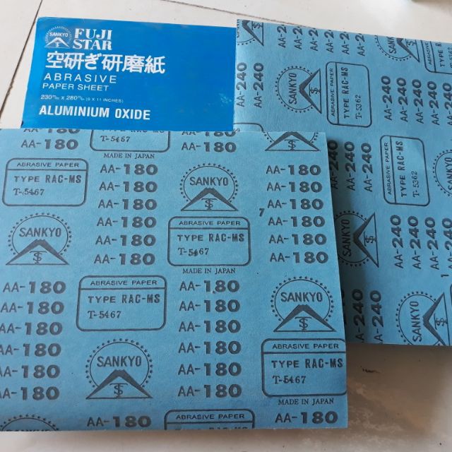 Giấy nhám Nhật Sankyo - MADE in JAPAN #120, #150, #180, #240, #320, #400
