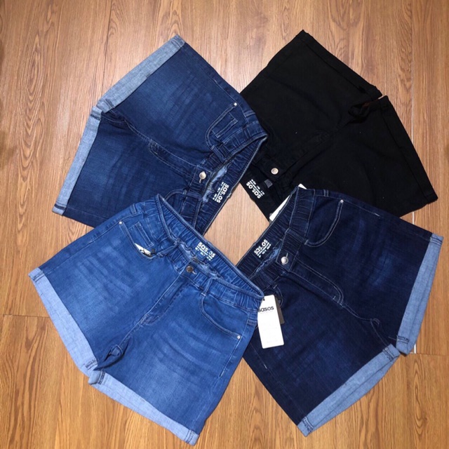 Quần short jean thun nữ từ 45kg đến 80kg