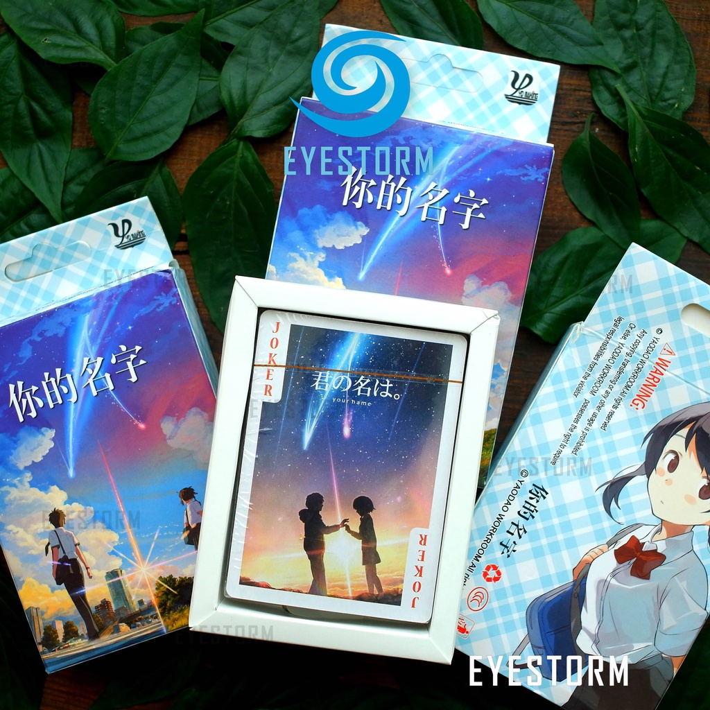 Bài tây anime Your Name, Tên cậu là gì, tú lơ khơ, manga - Poker YW - 54 lá