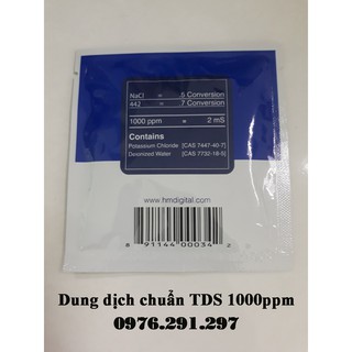 Dung dịch hiệu chuẩn TDS 1000 ppm - HMD Mỹ