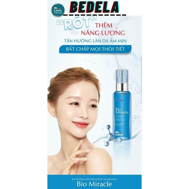 Xịt Khoáng Mặt Cấp Nước Dưỡng Da Dưỡng Ẩm Công Nghệ USA Dr.Lavic Bio Miracle 120ml DR105 BEDELA.VN | BigBuy360 - bigbuy360.vn