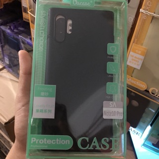 Ốp lưng dẻo cho Samsung Note 10 Plus hiệu Ou Case màu đen