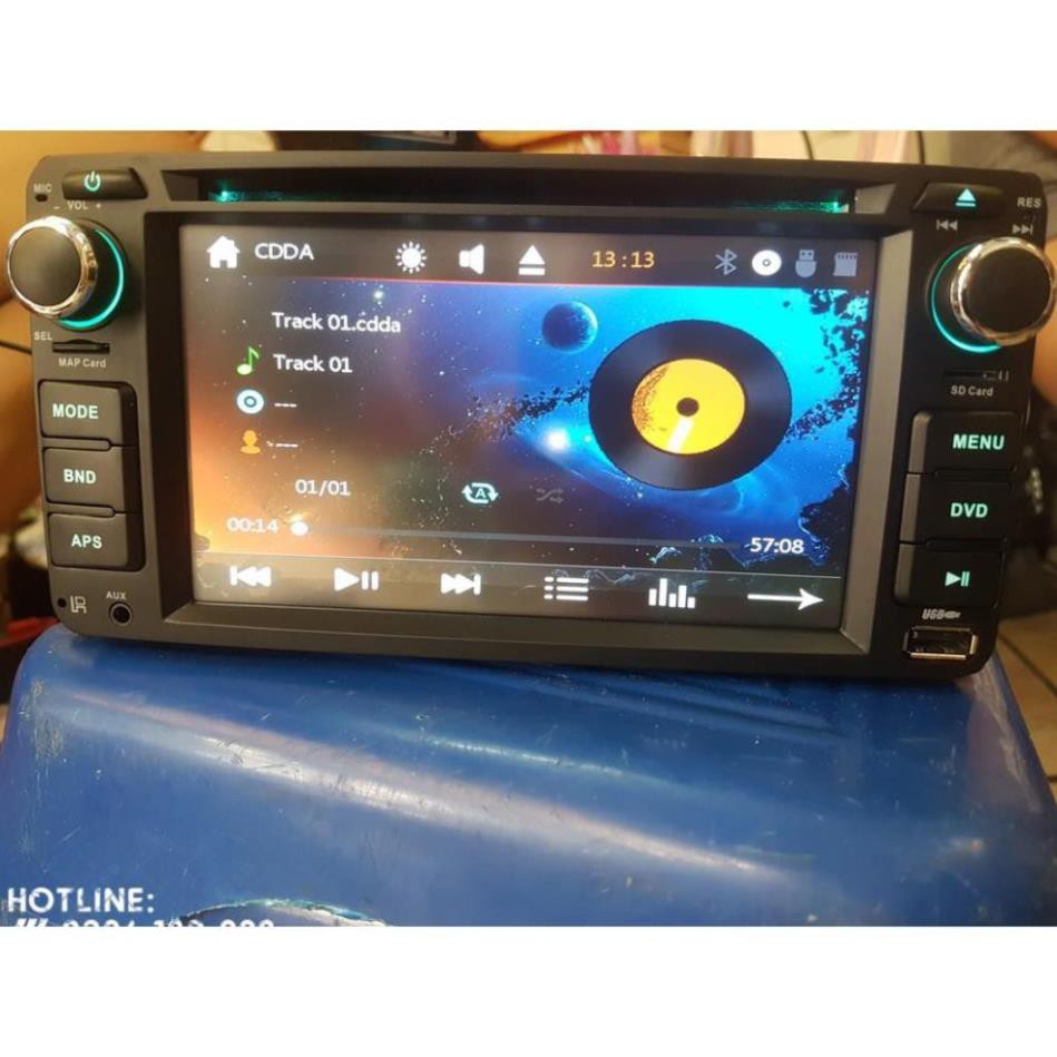 Đầu DVD GPS dẫn đường lắp chung Toyota (Vios, innova, fortuner, Altisl, yaris..) tặng thẻ GPS ver 2020