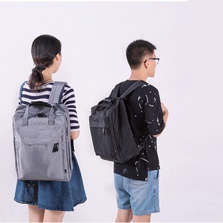 Balo du lịch làm từ sợi nylon có tay cầm