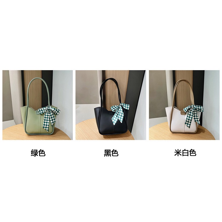 Túi Xách Lụa Cỡ Lớn Màu Sắc Tương Phản Thời Trang Mùa Hè Cho Nữ