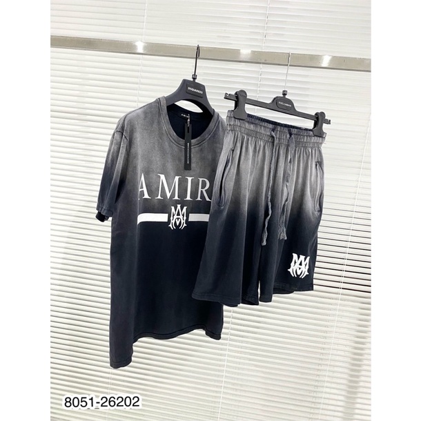 Bộ Nam Chất Cotton - Bộ Amiri Mùa Hè Cho Nam