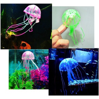 1 Con Sứa Silicone Phát Quang Trang Trí Bể Cá