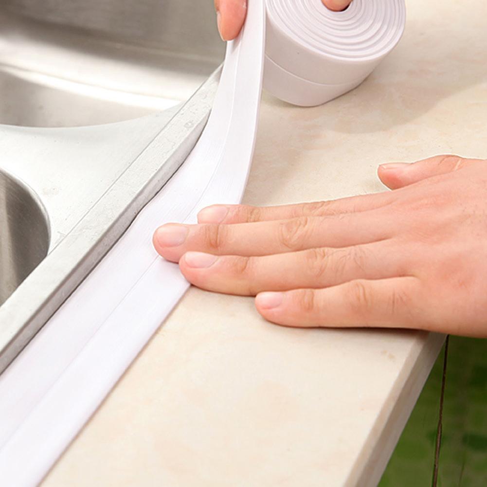 COD| Kitchen Waterproof Mildew Proof Adhesive Tape Toilet Corner Sealing Sticker