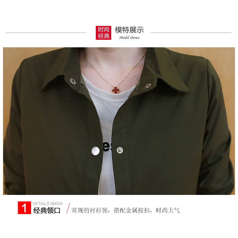 Áo khoác nữ Hàn Quốc tay dài dáng rộng thời trang | BigBuy360 - bigbuy360.vn