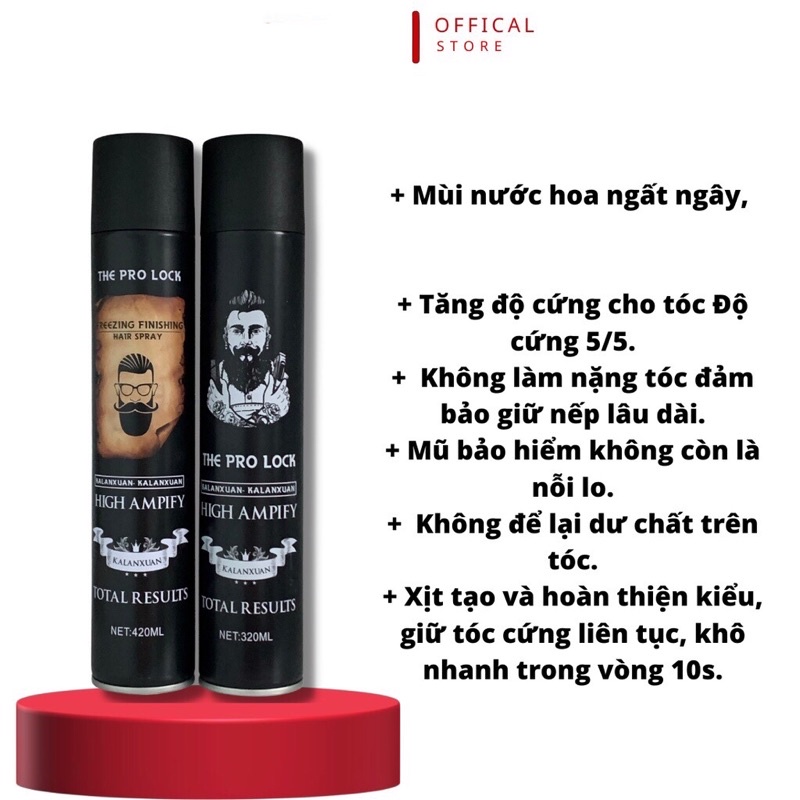 Combo keo xịt tóc nam sáp vuốt tóc nam