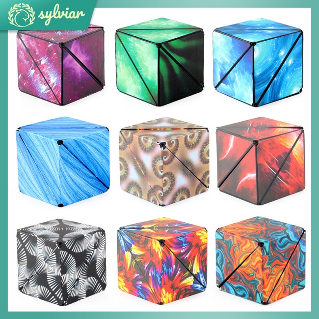 Đồ Chơi Khối Rubik Nam Châm Thay Đổi Hình Học 3d Nhiều Kiểu Dáng Vui Nhộn Cho Trẻ Em
