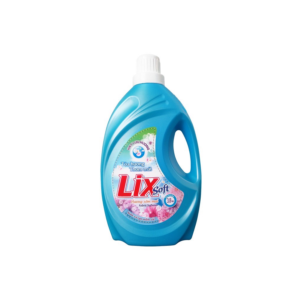 Combo 2 chai Nước xả vải Lix hương sớm mai 3,8L