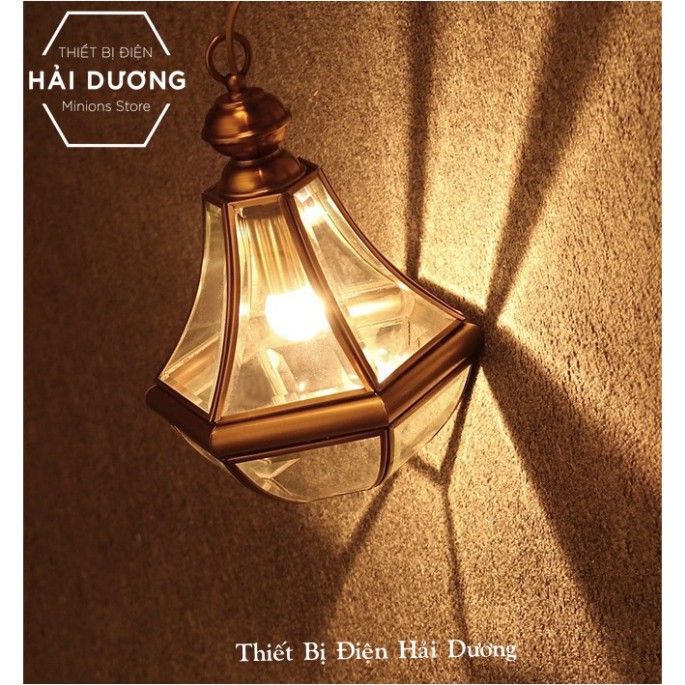 Đèn Gắn Tường Cao Cấp Đồng Nguyên Chất Trang Trí Cổ Điển - 6004- Đã bao gồm bóng công nghệ đánh bóng tráng men hiện đại