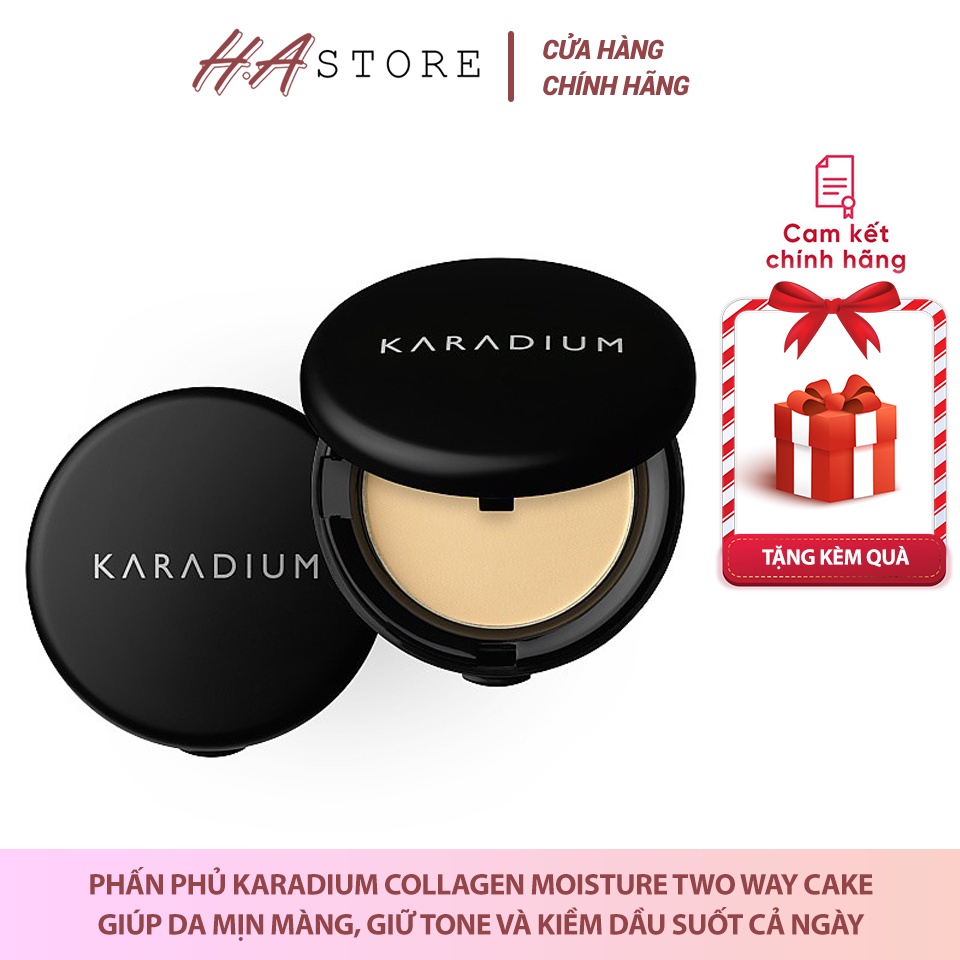 Phấn phủ Karadium Collagen Moisture Two Way Cake Hastore