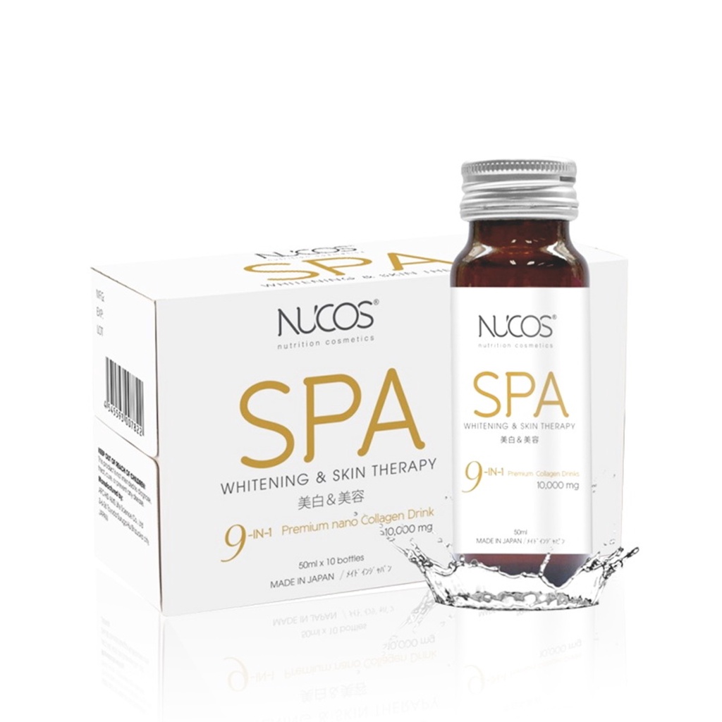 Collagen chống lão hoá căng bóng da Nucos Spa 10000 50ml x 10 chai