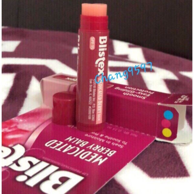 Son dưỡng môi Blistex Medicated Lip Balm hương dâu 4,25gr (USA)