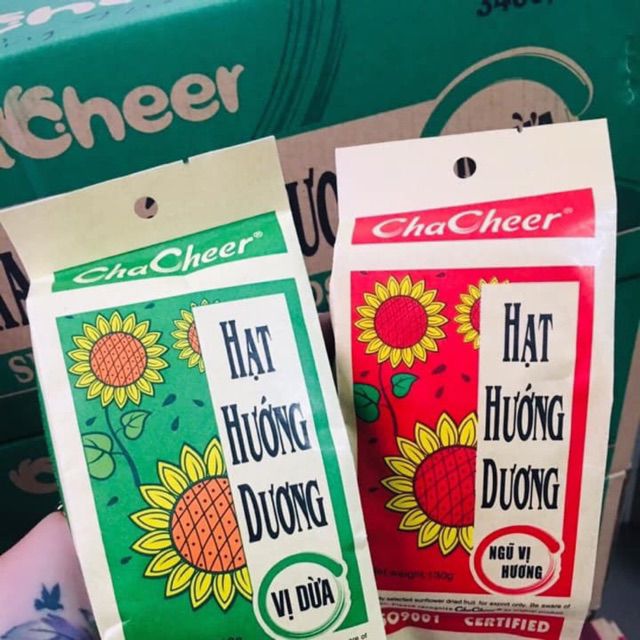 SIÊU SALE_ COMBO 5 HẠT HƯỚNG DƯƠNG CHACHEER 130G