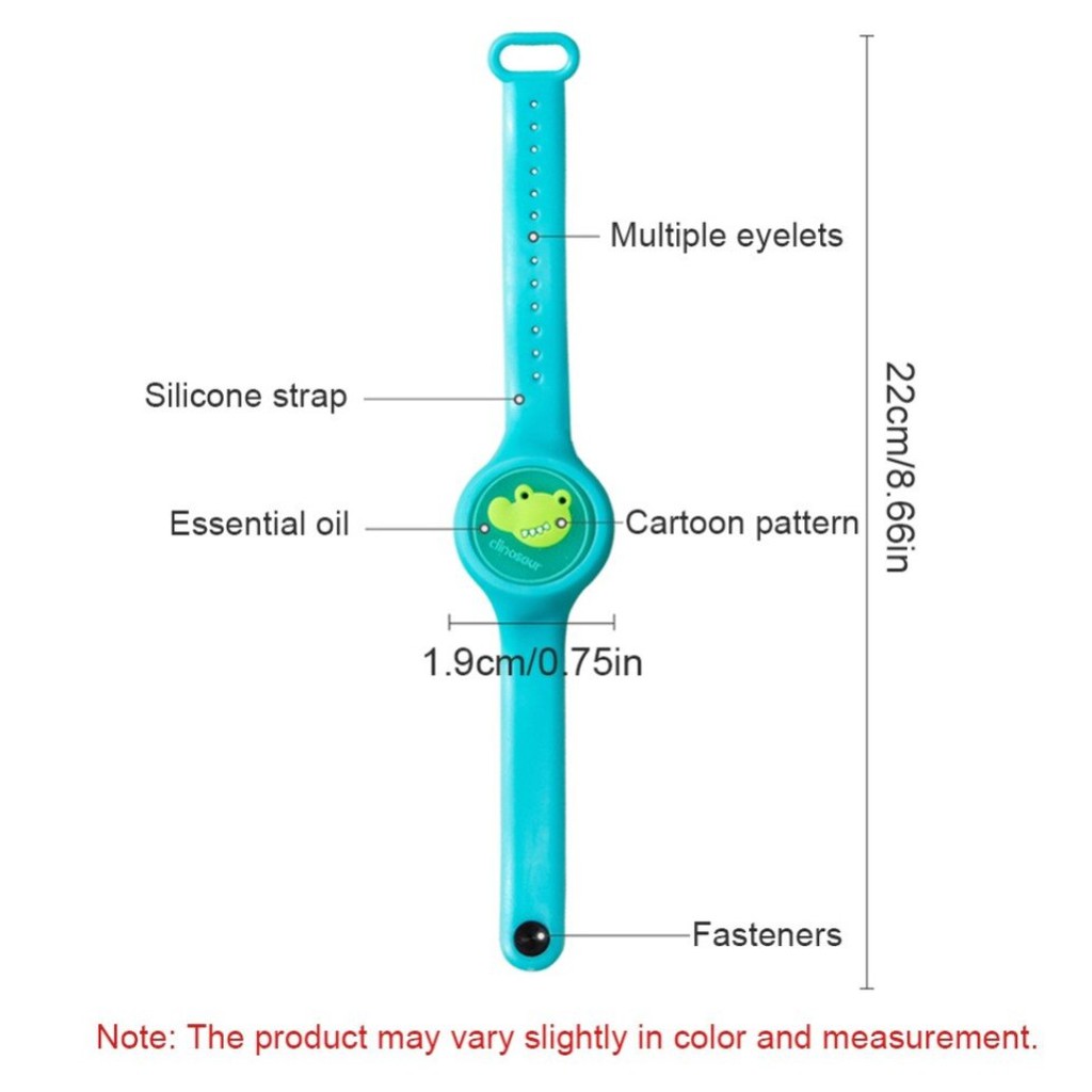 Vòng tay silicon chống muỗi đáng yêu cho bé