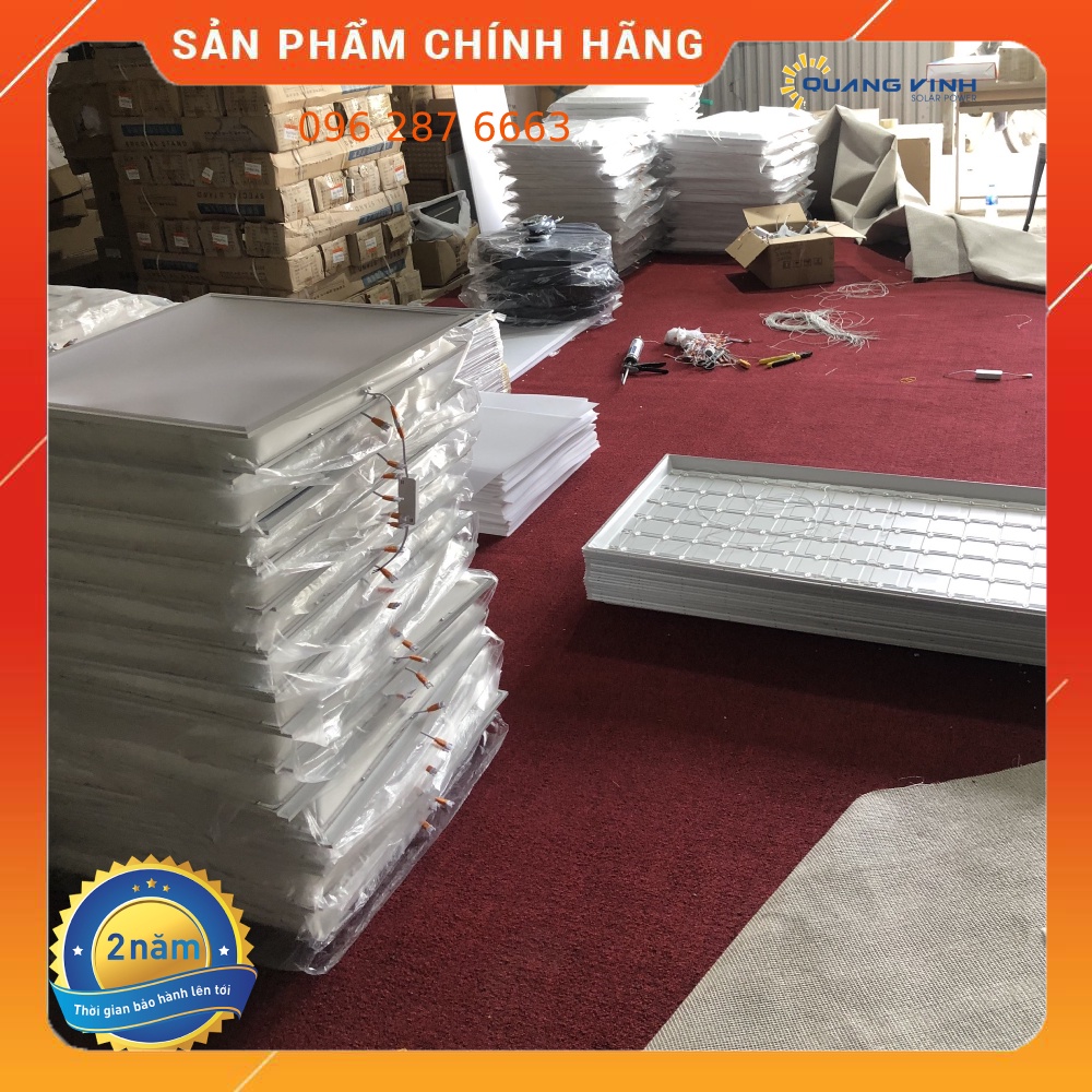Đèn led panel âm trần 60x60, 50W siêu sáng siêu bền siêu rẻ, đèn lắp la phông 600mm