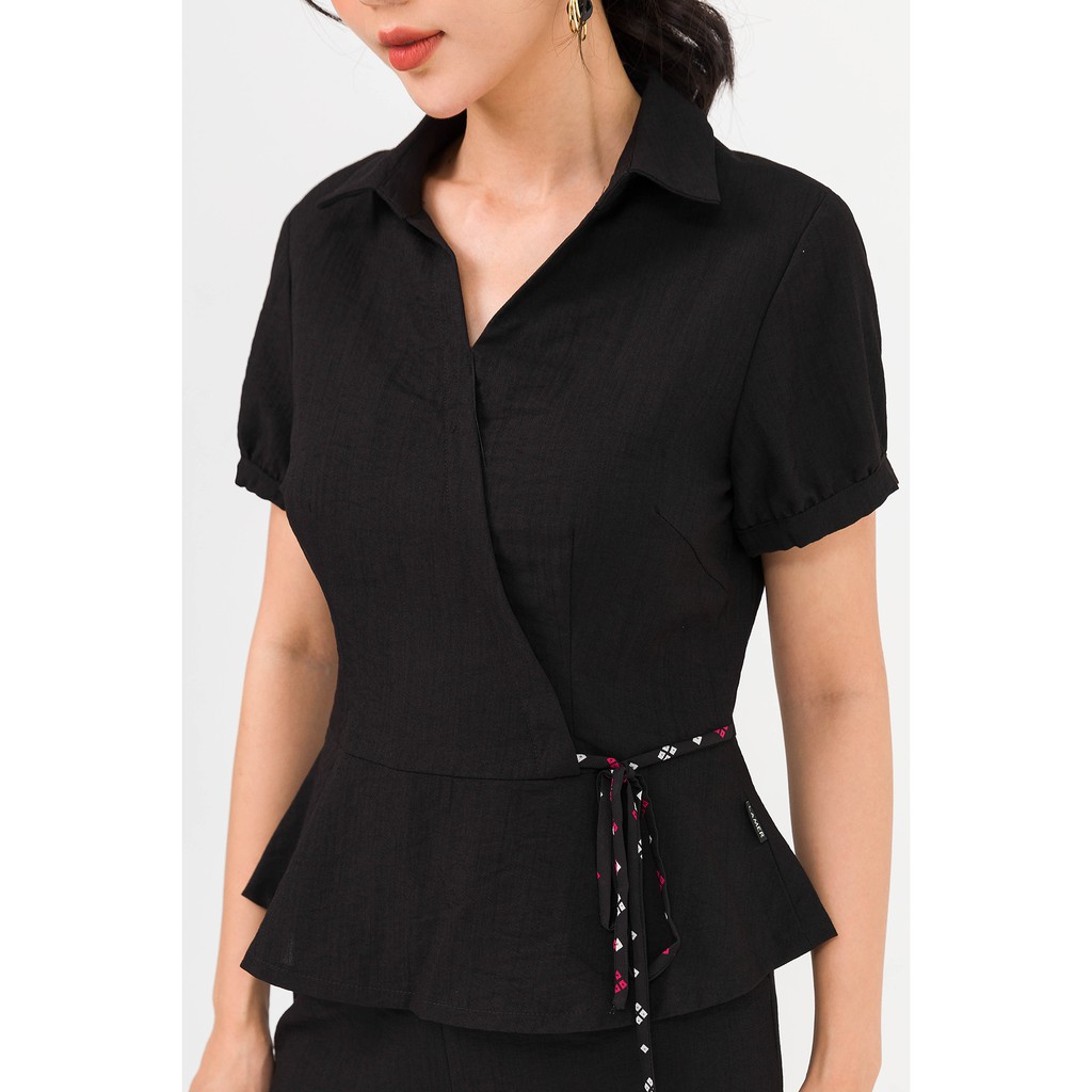 Áo peplum, nẹp chéo LAMER GBH002 L61B21H021 (nhiều màu)