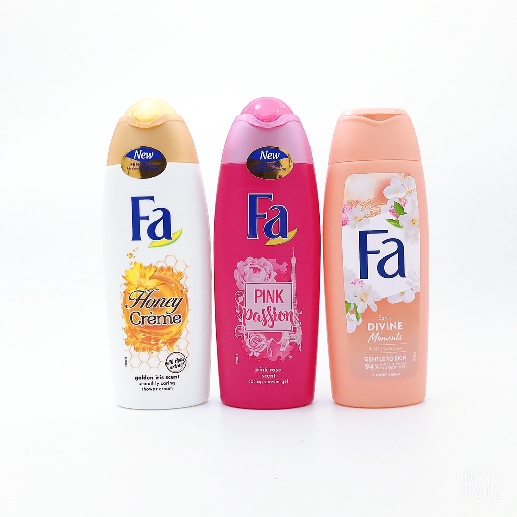 Sữa Tắm Fa Hương Hoa Thiên Nhiên Không Parabens & Silicon 250ml