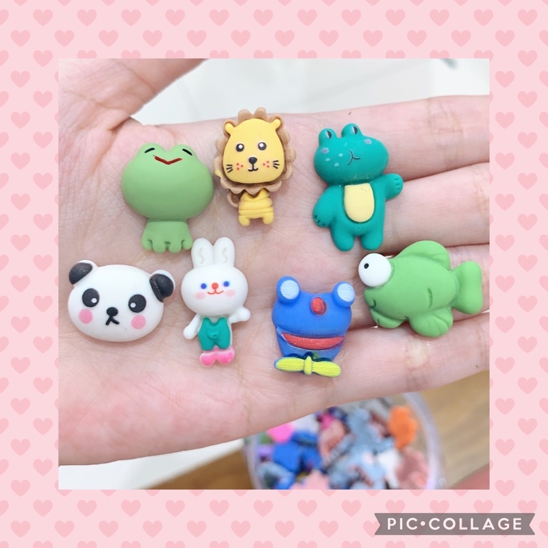 Charm slime/ Dụng Cụ Charm Trang Trí Hình ảnh Sinh động Thú 2 - 01 Cái