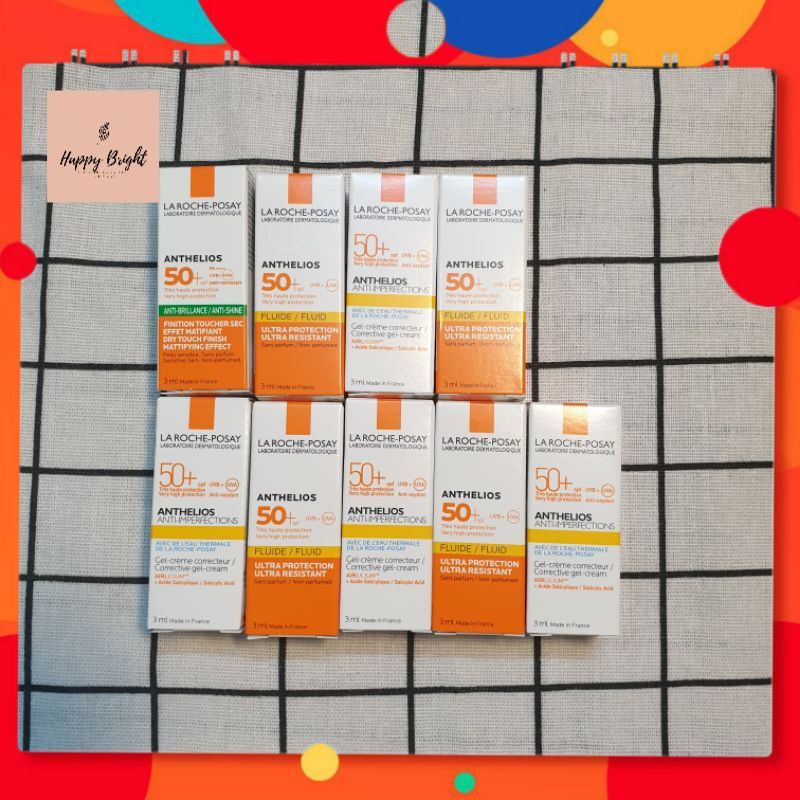 (auth, có tem phụ TV) Kem Chống Nắng La Roche Posay Anthelios XL Dry Touch Gel-Cream SPF50 minisize 3ml