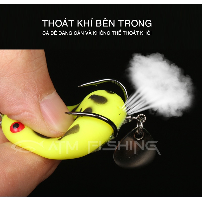 Mồi Giả Câu Lure Super Frog Chất Liệu Nhựa Dẻo Có Mùi Thu Hút Cá