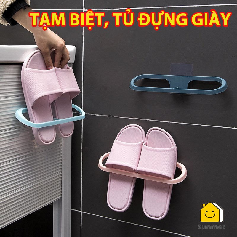 Kệ Để Giày Dép Kệ Treo Dép Không Khoan Tường Tiện Lợi Đa Năng Đa Dạng Màu Sắc