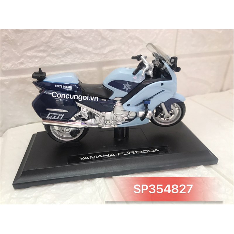Đồ chơi xe Mô hình MAISTO MOTO YAMAHA FJR1300 VERSION POLICE 1:18 , 32306