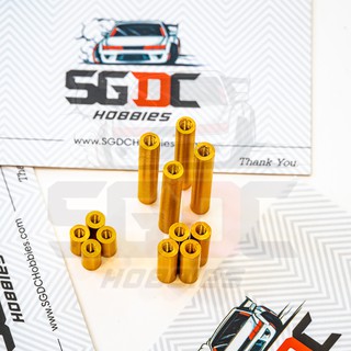 Trụ nhôm 3mm aluminum đủ màu các loại 4pcs/ set cho xe điều khiển RC