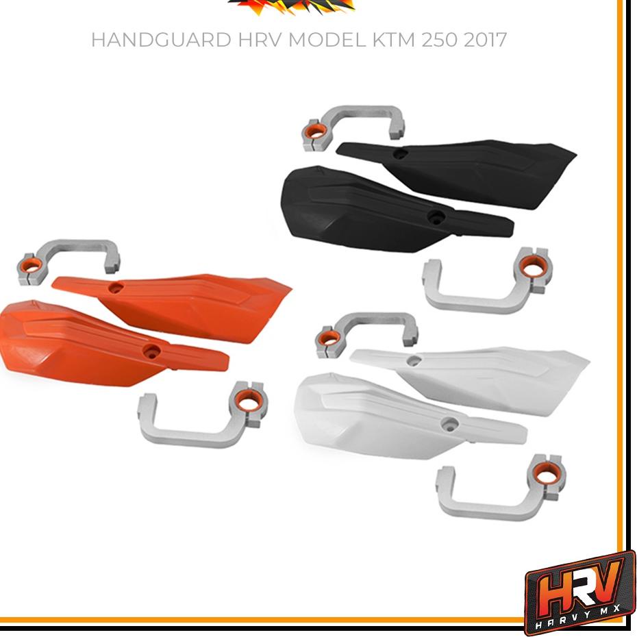 Tái tạo.. Mô hình đồ chơi bảo vệ tay KTM 250 2017 màu trắng đen cam