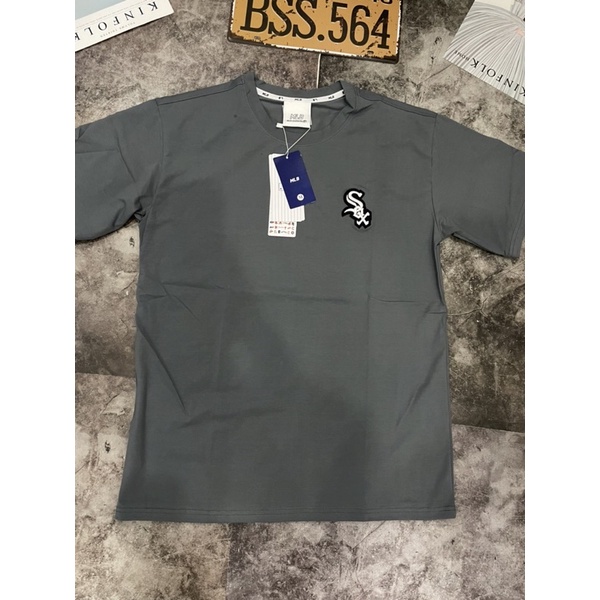 Áo Thun Unisex Màu Xám/Hồng/Trắng In Hình Và Thêu Logo Chất Cotton 100%