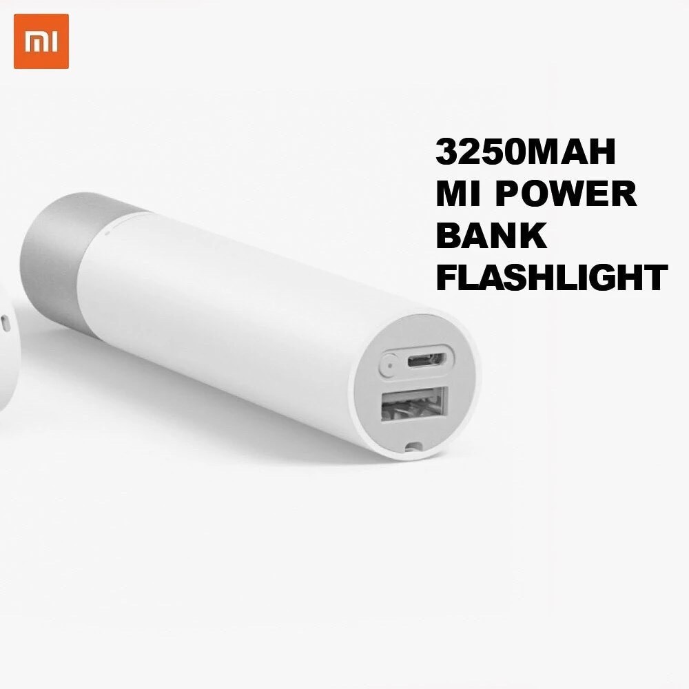 Đèn pin cầm tay Xiaomi Flashlight tích hợp sạc dự phòng 3250 mAh LPB01ZM - Hàng Chính Hãng