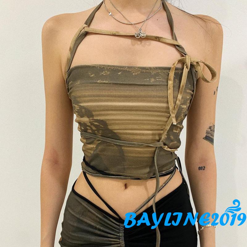 Áo lửng hai dây cổ thuyền thời trang dành cho nữ